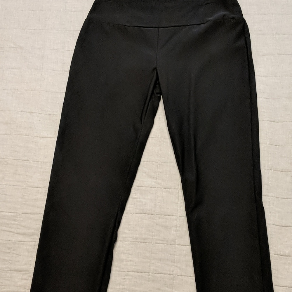 Black dress pants, stretch skinny fit, sz L